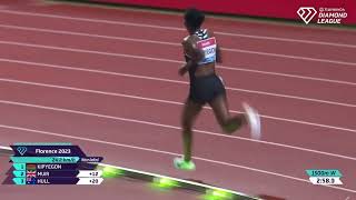 How Faith Kipyegon Broke 1500 World Record 3 49 11 in Florence [upl. by Percival]