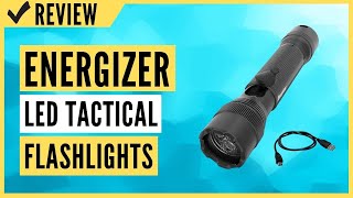 Energizer LED Tactical Rechargeable Flashlights Review [upl. by Able775]