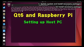 Qt6 and Raspberry Pi  2  Setting up Host PC [upl. by Charin302]