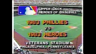 June 1993  83 Philadelphia Phillies Alumni vs 83 MLB Heroes on PRISM OldTimers Game [upl. by Mathi732]