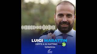 Luigi Marattin a 24 Mattino  Radio 24  13 giugno 2024 [upl. by Ganny584]