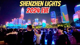 CRAZY Shenzhen CHINA New Years Eve LIGHTSHOW [upl. by Ru]