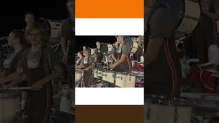 Drum line plays Jig 2 highschoolsports marchingband schoolspirit band [upl. by Natsud340]