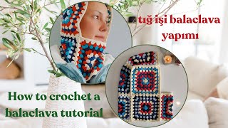 How to crochet balaclava Easy crochet tutorial [upl. by Olzsal]