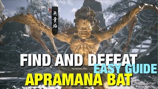 HOW TO GET TO APRAMANA BAT IN BLACK MYTH  WUKONG EASY GUIDE BEST SKILLS AND BOSS FIGHT [upl. by Ayoras]