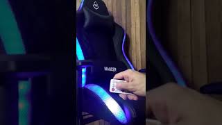 Cadeira Gamer com RGB – cadeira confortável e com ajustes  Cadeira Gamer Mancer Adhara Shorts [upl. by Hsilgne]