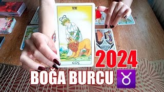 BOĞA BURCU 2024 YILI TAROT AÇILIMI ♉ YENİ YILA GÜÇLÜ BİR BAŞLANGIÇ YAPIYORSUN 💪 BOĞA BURCU 2024 [upl. by Meng811]