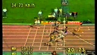 ATLETICA GIOCHI DEL MEDITERRANEO 1991 200 TILLI [upl. by Nikola]