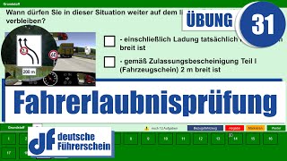 Theorieprüfung Führerschein Deutschland 30 Fragen Klasse B [upl. by Ylrehs]