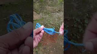 💢💢 Most Useful Rope Knot  Quick And Easy Rope coiling Idea  knot tying  Master of Knots shorts [upl. by Ahsiekin]