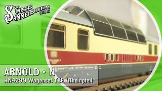 🚊 ARNOLD HN4299  Wagenset TEE Rheinpfeil  Vorstellung Modellbahn Spur N [upl. by Boniface]