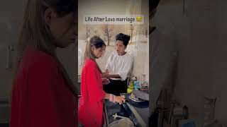 Life after love marriage ￼❤️😂ek Comment shivani jiiKi roti ke liye 🙏🏻 youtubeshorts ytshorts [upl. by Waller204]