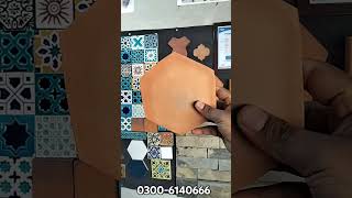 Terracotta tiles information l tile information in Pakistan l floor and wall claytiles viralvideo [upl. by Philipp]