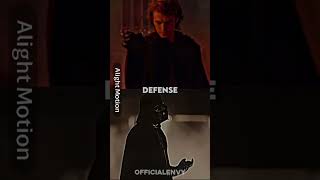 Anakin SkywalkerKnightfall rage amped VS Darth VaderROTJ Canon [upl. by Ahsaela]