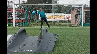 SGpreparatoreportieri Pulcini 2015 Centro Schiaffino Luca VS Deviatore training for goalkeepers [upl. by Jeno152]