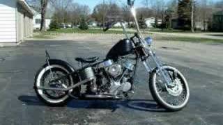 Vinnies 1949 Panhead chopper specs and pictures part 8 [upl. by Akkimat]