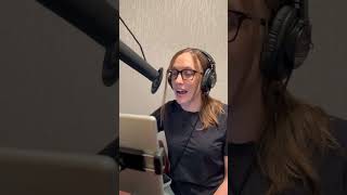 Kat Timpf records her audiobook I USED TO LIKE YOU UNTIL [upl. by Skurnik]