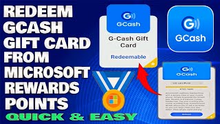 How To Redeem GCash Gift Card From Microsoft Rewards Points Guide [upl. by Ikiv]