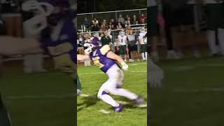 Shen VS Ballston Spa 10424 Tyler Perkins brings the boom football highschoolfootball [upl. by Dwain]