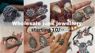 Oxidised Jewellery Wholesale Market in Kolkata  Shipping worldwide jeweltreasury2853 [upl. by Ordep]