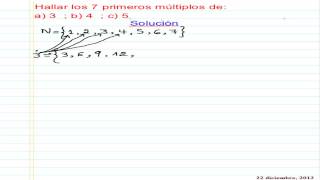 Cómo hallar los múltiplos de dos o más númerosmp4 [upl. by Raines]