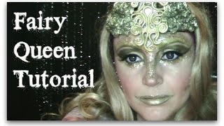 Queen Titania Fairy Queen of the Summer Court Makeup Tutorial [upl. by Earlie]