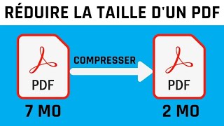 comment réduire la taille dun PDF comment compresser un PDF [upl. by Cohbath417]