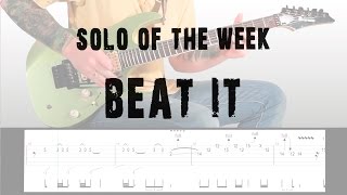 Solo Of The Week 10 Eddie Van Halen  Beat It tab [upl. by Octavia]