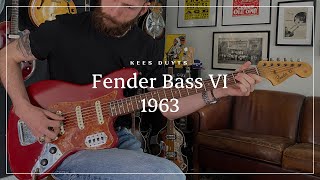 Fender Bass VI 1963 played by Kees Duyts  The Guitar Company [upl. by Annaj]