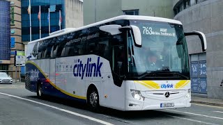 Irish Citylink  Mercedes Tourismo M  221G1791  763 To Dublin Airport [upl. by Nogas]