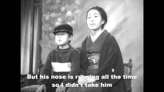 Yasujiro Ozu Record of a Tenement Gentleman  Photo Shoot Scene [upl. by Akeimat]