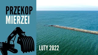 Przekop Mierzei Wiślanej Popołudniowe loty Luty 2022 [upl. by Gardiner670]