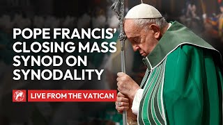 LIVE from the Vatican  Pope Francis Holy Mass Closing Synod on Synodality  October 27th 2024 [upl. by Berte]