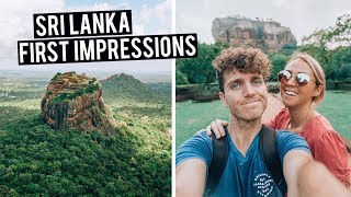 First Thoughts on Sri Lanka  Exploring Kandy amp Sigiriya [upl. by Yeffej]