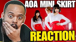 AOA Mini skirt AOA  짧은 치마 Miniskirt MV Reaction [upl. by Clive]