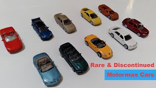 10 Rare amp Discontinued Motormax Cars Vol1 [upl. by Dari]