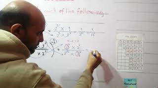 Prep1 Maths Algebra second term unit 1 lesson 3 Negative integer powers [upl. by Nadya]