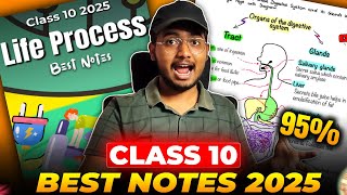 Life process Full Chapter Handwritten notes  Shobhit nirwan notes CBSE class 10th Boards 2025 [upl. by Gardy885]