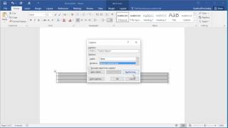 How to Add Caption to a Table in Word 2016 [upl. by Lyndel409]