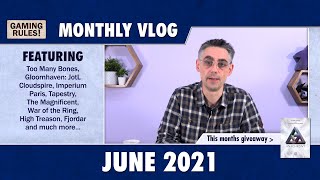 Gaming Rules Monthly Roundup VLOG  June 2021 [upl. by Moorefield]