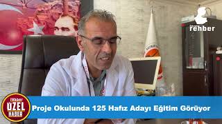 Proje Okulunda 125 Hafız Adayı Eğitim Görüyor [upl. by Swarts530]