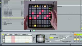 Novation  Launchpad Max For Live Melodic Step Sequencer [upl. by Terrilyn]