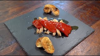 Easy Recipe Ventresca Tuna Belly With Fire Roasted Piquillo Peppers [upl. by Gae]