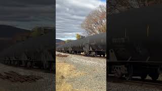 CSX B115 passing Iona Island with Three BNSF GEs [upl. by Gaw]