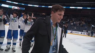 B money inspires Olentangy Liberty hockey team to state championship [upl. by Rosenwald]