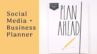 Social Media  Business Planner  Rae Dunn Monthly [upl. by Leanne]