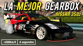 La Mejor Gearbox Para El Nissan 350z 600 Kmh De Velocidad Máxima En Car Parking Multiplayer [upl. by Belter524]