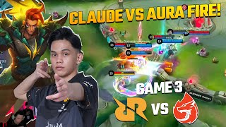 1 SEASON CLAUDE SKYLAR DI BAN AKHIRNYA BISA DI PAKE LAGI  RRQ HOSHI VS AURA FIRE MATCH 3 [upl. by Nairod]