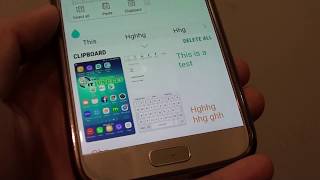 Samsung Galaxy S7 Alternative Method to Bring Up Missing Clipboard on Samsung Keyboard [upl. by Hamburger481]