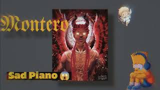 Lil Nas X  MONTERO Piano  Reverbed  Sad Version  montero [upl. by Dnaloy]